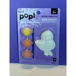 POP! Easter Chick Plaster Magnet Kit Ages 3+ ~ Includes Paint + Brush